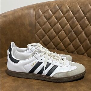 Adidas Samba White and Black Men's Shoes